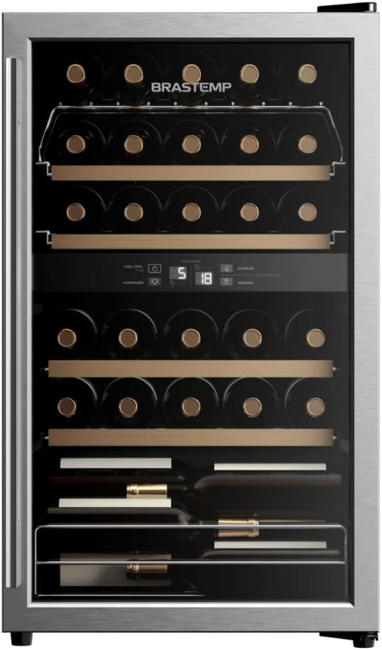 Adega Climatizada Brastemp 33 Garrafas Dual Zone BZB33BE
